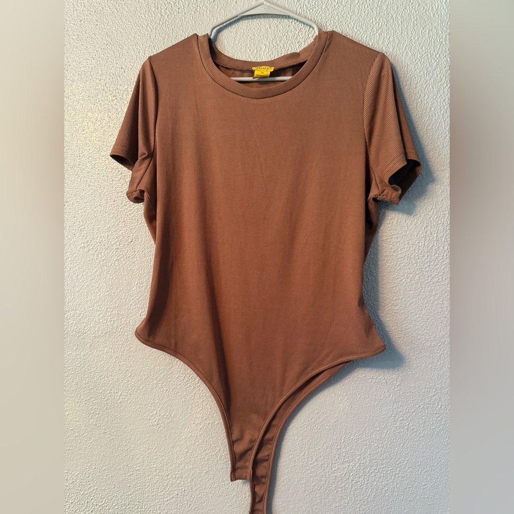Daisy Chocolate Brown Bodysuit